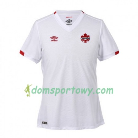 Koszulka Kanada Wyjazdowe Koszulki Piłkarskie Mistrzostwa świata kobiet 2019 Krótki Rękaw